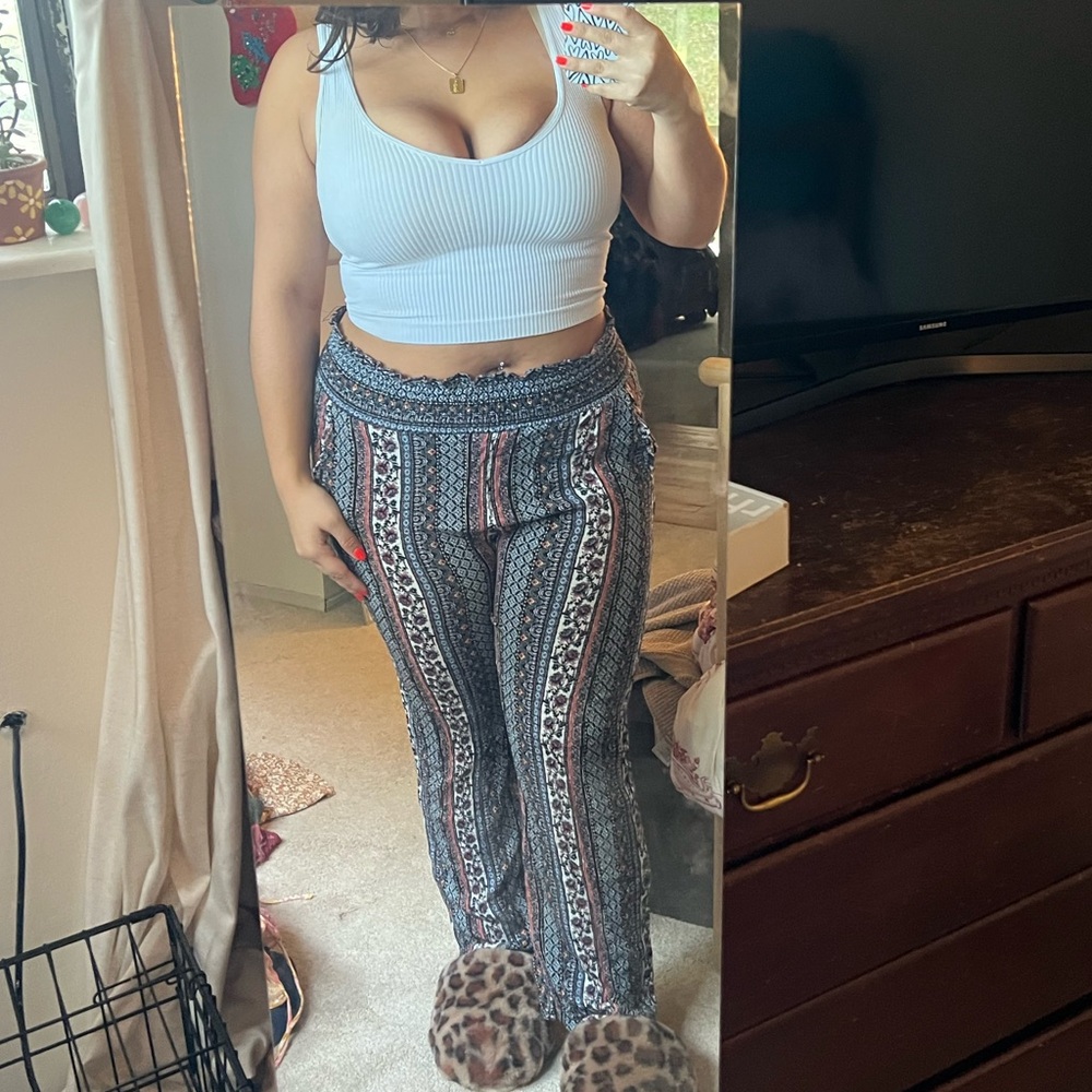 xl Kingston Grey multi-colored boho pant
